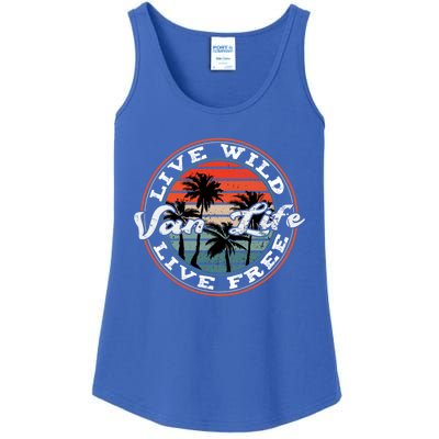 Retro Vintage Van Life Gift Ladies Essential Tank