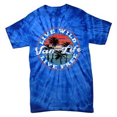 Retro Vintage Van Life Gift Tie-Dye T-Shirt