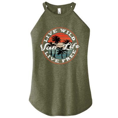 Retro Vintage Van Life Gift Women’s Perfect Tri Rocker Tank