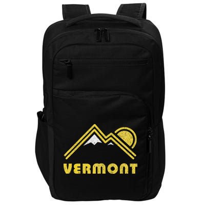 Retro Vermont Vt Vintage Mountains Design Impact Tech Backpack