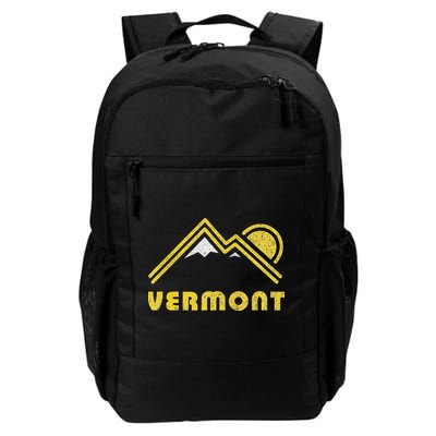 Retro Vermont Vt Vintage Mountains Design Backpack