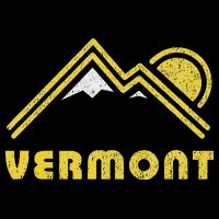 Retro Vermont Vt Vintage Mountains Design Baby Bodysuit