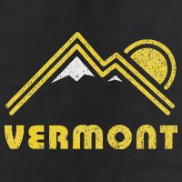 Retro Vermont Vt Vintage Mountains Design Hat