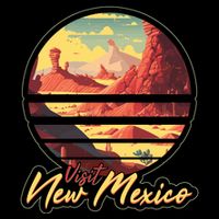 Retro Vintage Visit New Mexico Tall T-Shirt