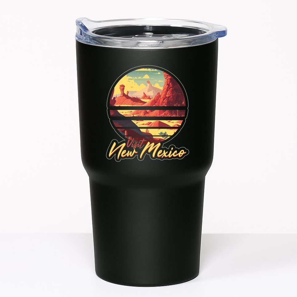 Retro Vintage Visit New Mexico Tumbler