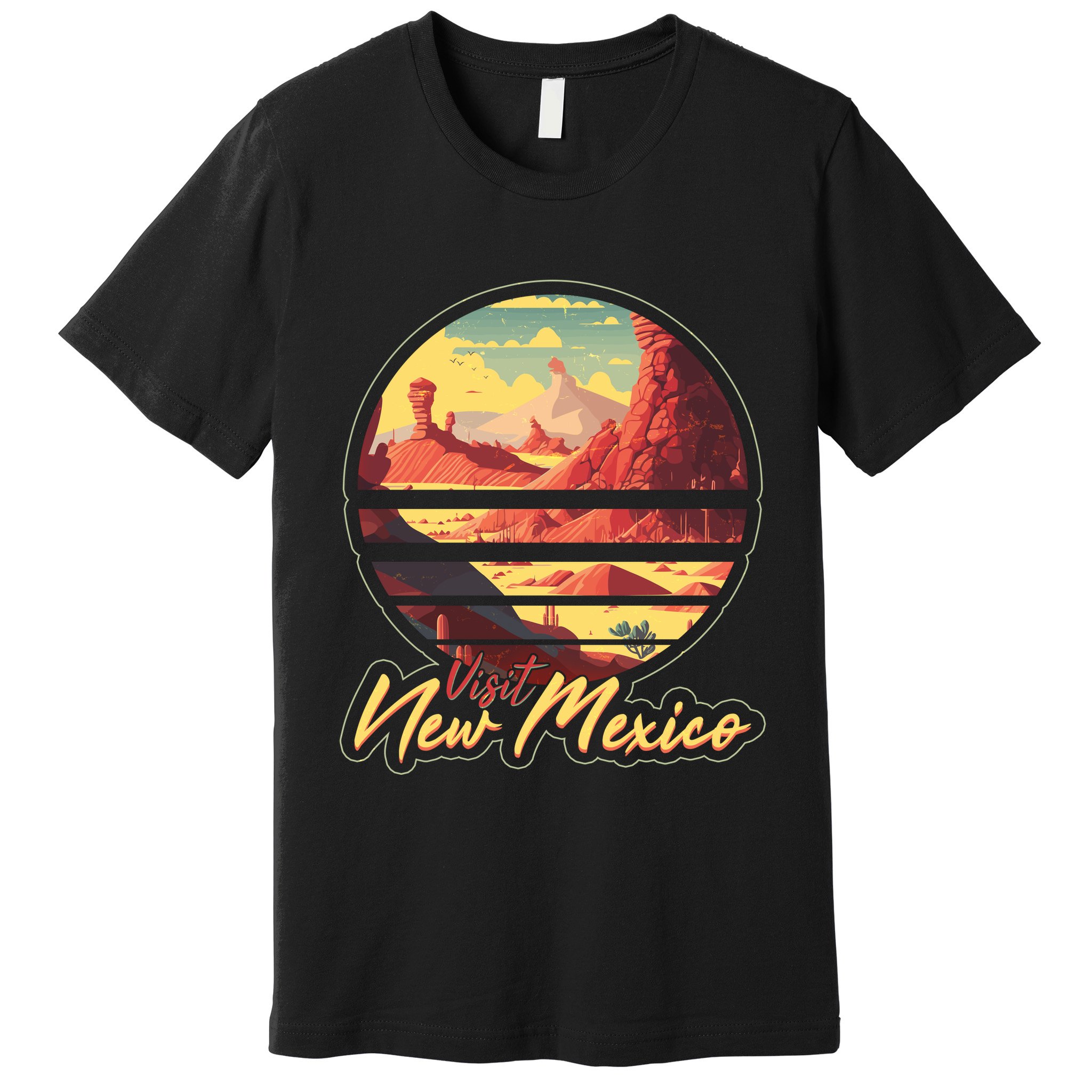 Retro Vintage Visit New Mexico Premium T-Shirt