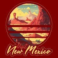 Retro Vintage Visit New Mexico T-Shirt