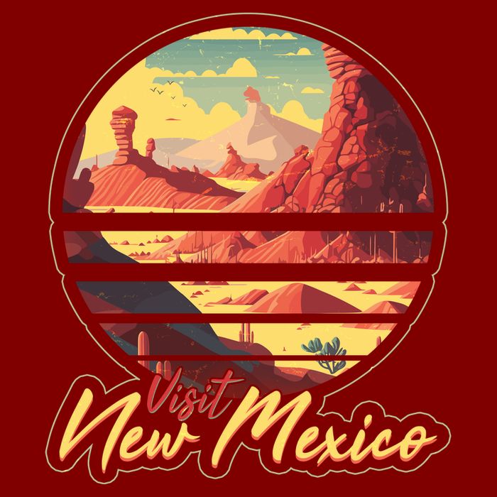 Retro Vintage Visit New Mexico T-Shirt