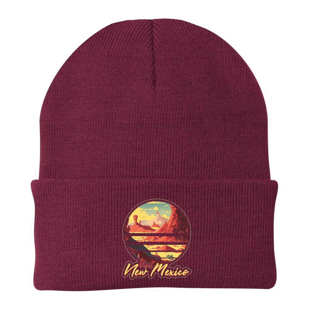 Retro Vintage Visit New Mexico Beanie