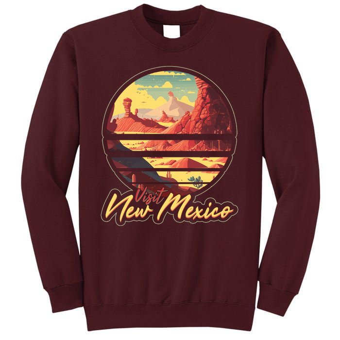 Retro Vintage Visit New Mexico Tall Sweatshirt