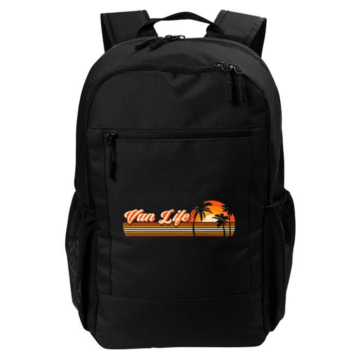 Retro Vintage Van Life Is The Real Adventure Daily Commute Backpack