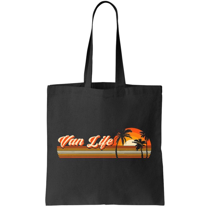 Retro Vintage Van Life Is The Real Adventure Tote Bag