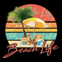 Retro Vintage Vacation Beach Life Womens Tank Top