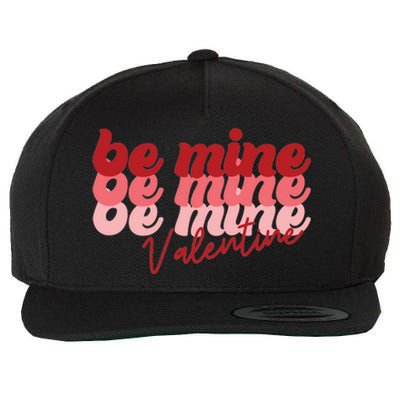 Retro Vintage Valentine's Day Be Mine Couple Lover Matching Gift Wool Snapback Cap