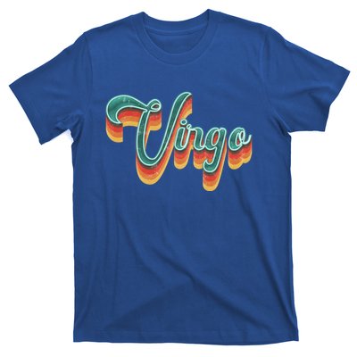 Retro Virgo Vintage Retro Style Virgo Zodiac Gift T-Shirt