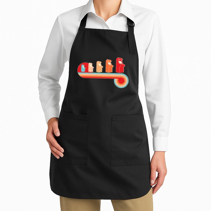 Retro Vintage Video Game Arcade Machines Apron