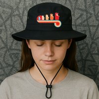 Retro Vintage Video Game Arcade Machines Bucket Hat