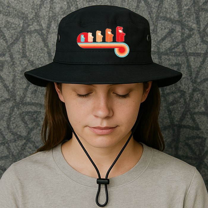 Retro Vintage Video Game Arcade Machines Bucket Hat
