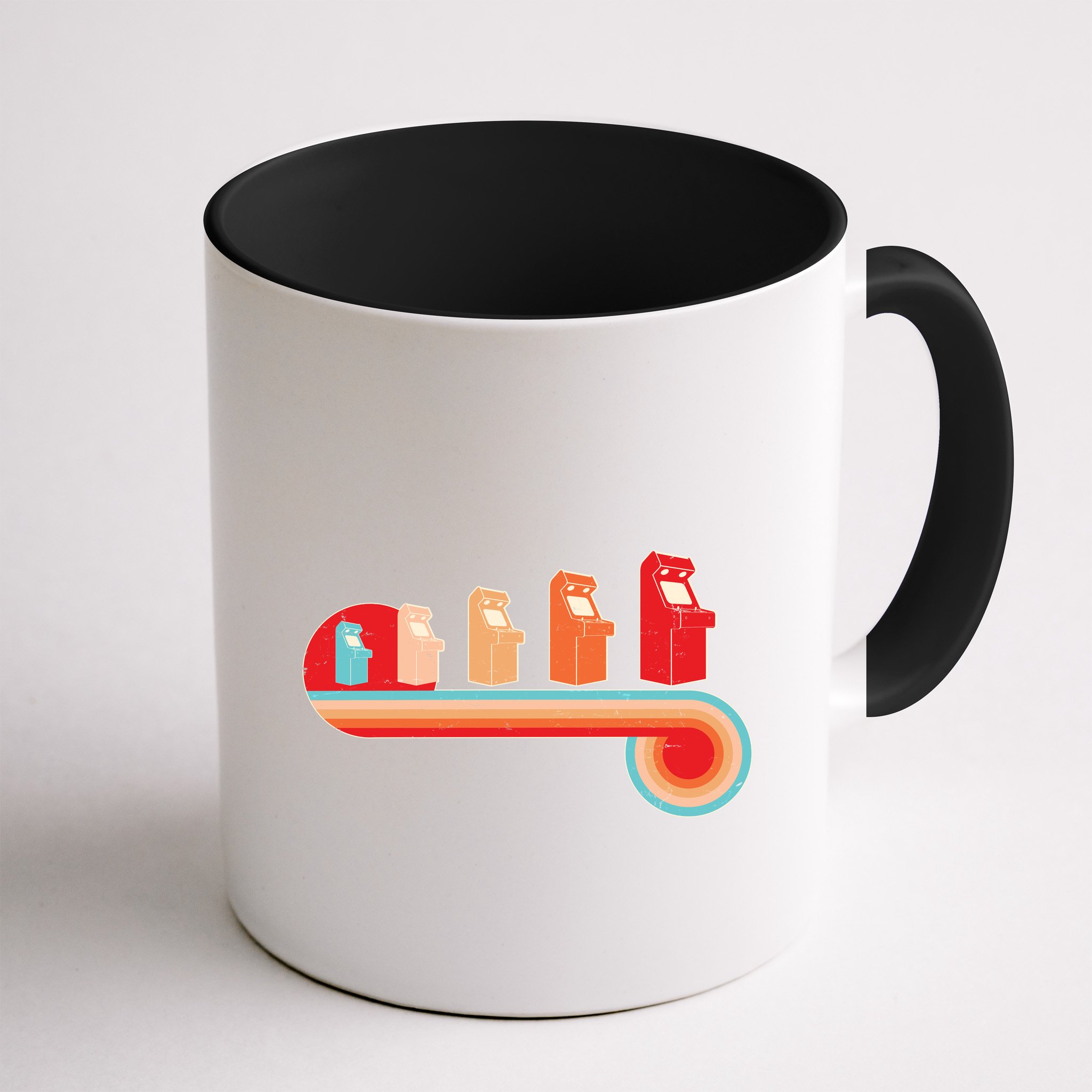 Retro Vintage Video Game Arcade Machines Mug