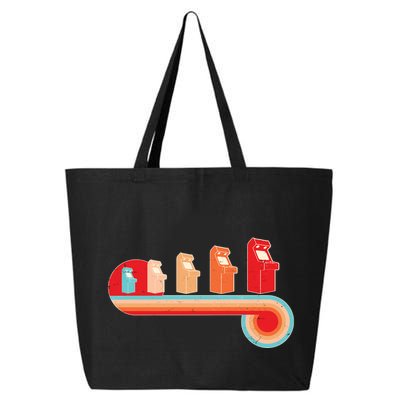 Retro Vintage Video Game Arcade Machines 25L Jumbo Tote