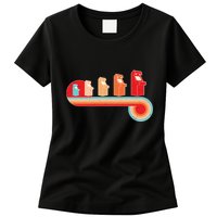 Retro Vintage Video Game Arcade Machines Womens T-Shirt
