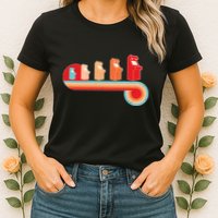 Retro Vintage Video Game Arcade Machines Womens T-Shirt