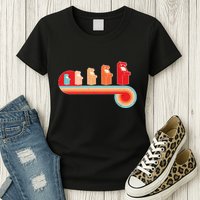 Retro Vintage Video Game Arcade Machines Womens T-Shirt