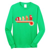 Retro Vintage Video Game Arcade Machines Long Sleeve Shirt
