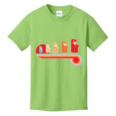 Retro Vintage Video Game Arcade Machines Kids T-Shirt