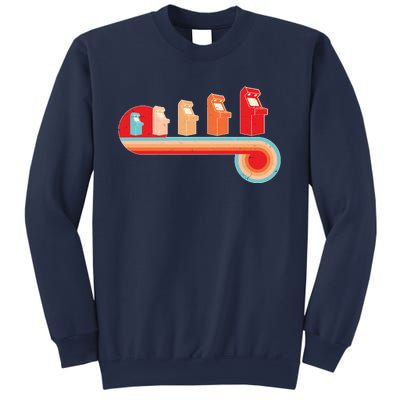 Retro Vintage Video Game Arcade Machines Sweatshirt