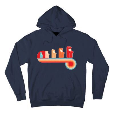 Retro Vintage Video Game Arcade Machines Tall Hoodie