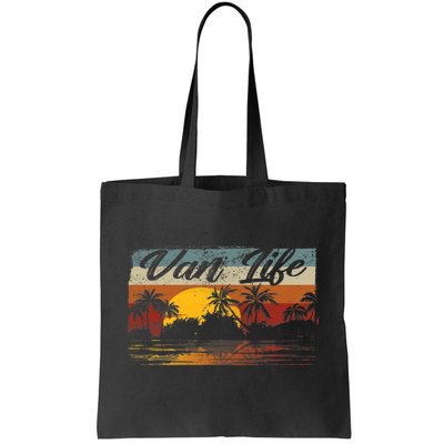 Retro Vintage Van Life Is The Real Adventure Tote Bag