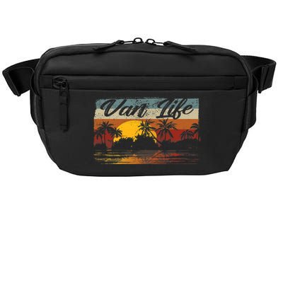 Retro Vintage Van Life Is The Real Adventure Crossbody Pack