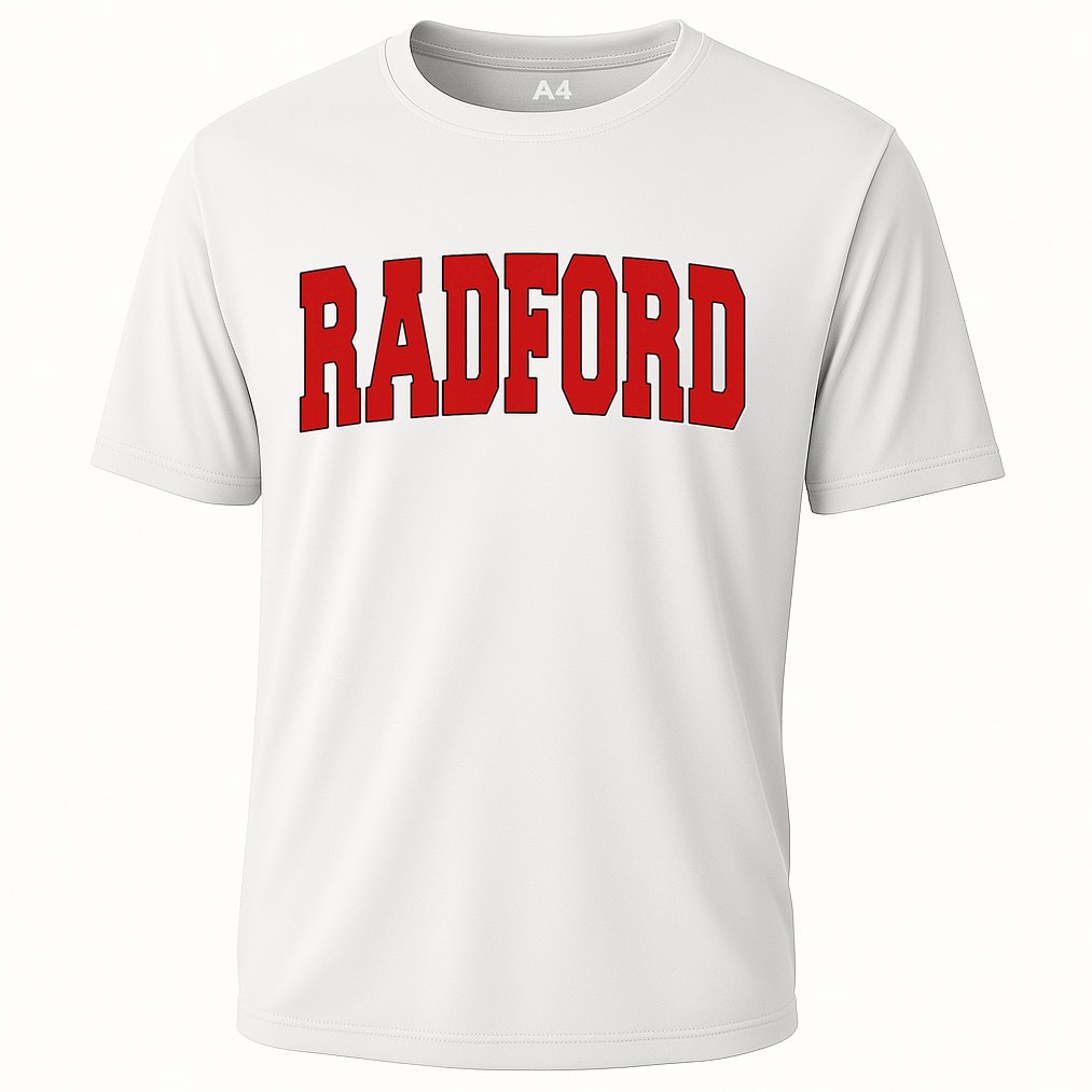Radford Va Virginia Varsity Style Usa Vintage Sports Cooling Performance Crew T-Shirt