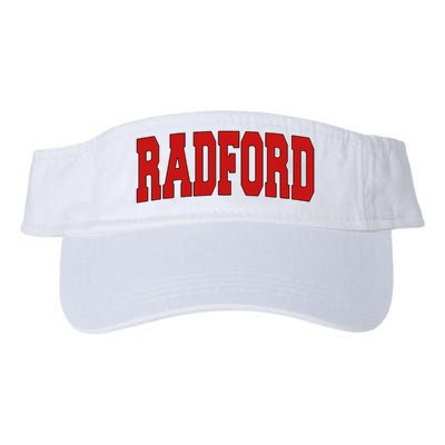 Radford Va Virginia Varsity Style Usa Vintage Sports Visor