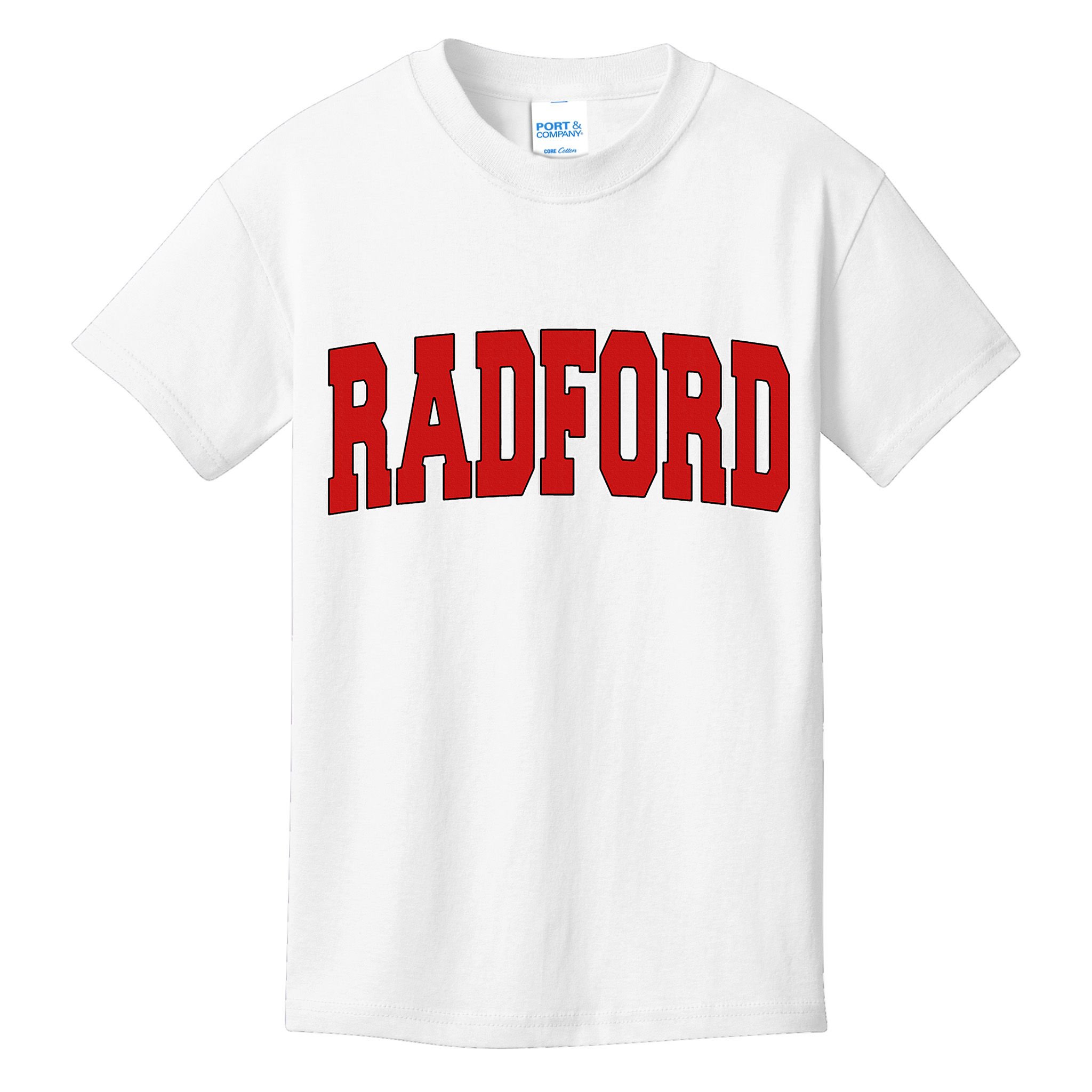 Radford Va Virginia Varsity Style Usa Vintage Sports Kids T-Shirt