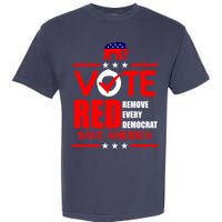 Republican Voter Vote Red Remove Democrat Save America Garment-Dyed Heavyweight T-Shirt