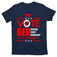 Republican Voter Vote Red Remove Democrat Save America T-Shirt