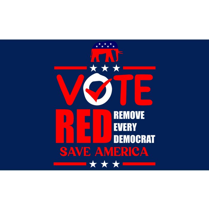 Republican Voter Vote Red Remove Democrat Save America Bumper Sticker