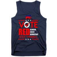 Republican Voter Vote Red Remove Democrat Save America Tank Top