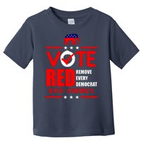 Republican Voter Vote Red Remove Democrat Save America Toddler T-Shirt