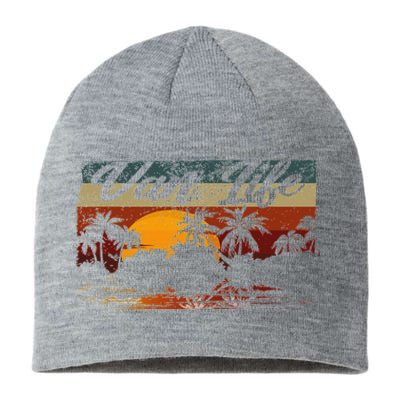 Retro Vintage Van Life Is The Real Adventure Sustainable Beanie