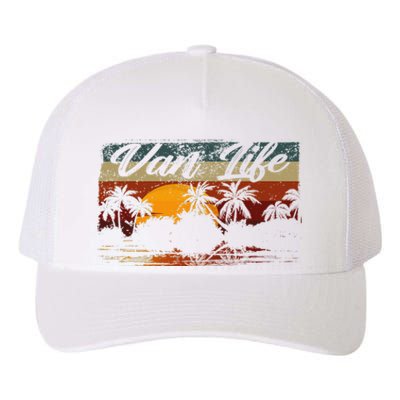 Retro Vintage Van Life Is The Real Adventure Yupoong Adult 5-Panel Trucker Hat