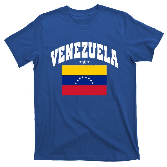 Retro Venezuela Vintage Flag Throwback Gift T-Shirt