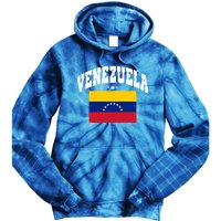 Retro Venezuela Vintage Flag Throwback Gift Tie Dye Hoodie