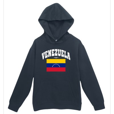 Retro Venezuela Vintage Flag Throwback Gift Urban Pullover Hoodie