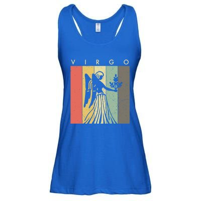 Retro Vintage Virgo Zodiac Gift Ladies Essential Flowy Tank