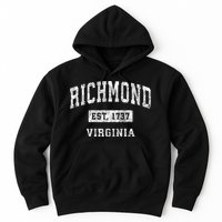 Richmond Virginia Va Vintage Established Sports Hoodie