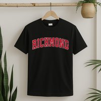 Richmond Virginia VA Vintage Sports Design Red Design T-Shirt