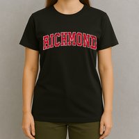 Richmond Virginia VA Vintage Sports Design Red Design T-Shirt